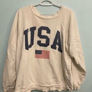 Retro brand Cream USA Sweatshirt